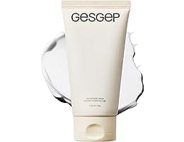 gesgep Bare Cream – Ceramide & Hyaluronic Acid Face Moisturizer for Dry & Sensitive Skin, Makeup Primer + Skin Barrier Repair, K-Beauty, 5.29 oz