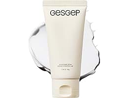 gesgep Bare Cream – Silicone-Free Ceramide & Hyaluronic Acid Face Moisturizer for Dry & Sensitive Skin, Skin Barrier Repair + Makeup Primer, Hygienic Travel Tube, 1.76 oz